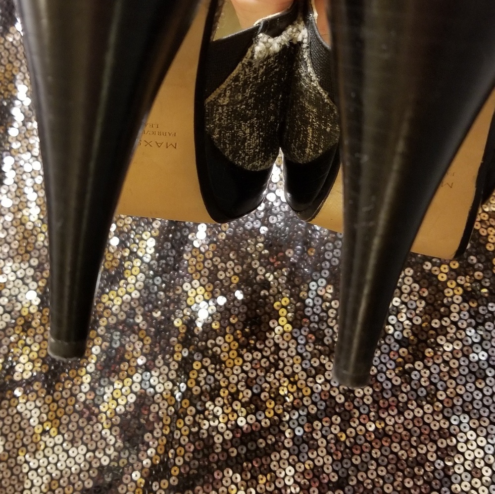 Max Studio Leather Platform Mule - image 4